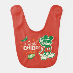 ¡Qué chido! "So Cool" Mickey Mouse Baby Bib