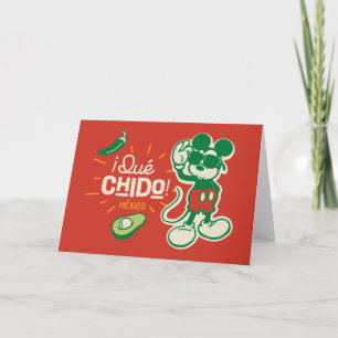 ¡Qué chido! "So Cool" Mickey Mouse Card