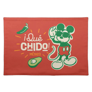 ¡Qué chido! "So Cool" Mickey Mouse Cloth Placemat