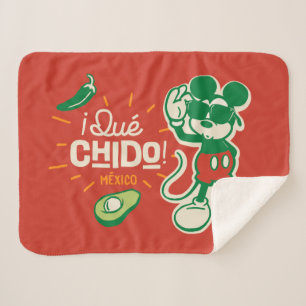 ¡Qué chido! "So Cool" Mickey Mouse Sherpa Blanket