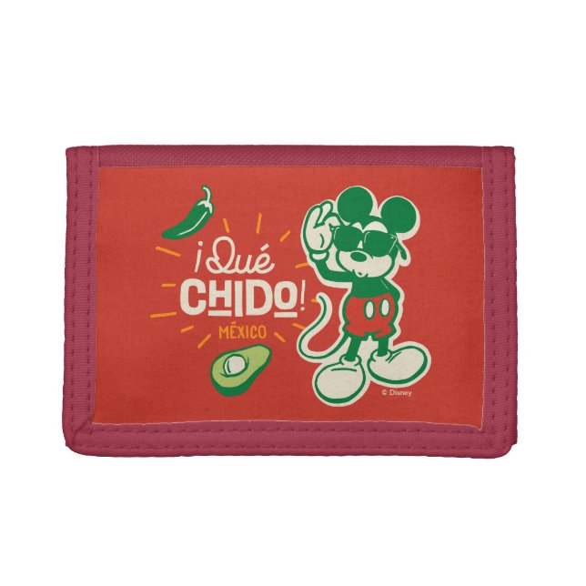 ¡Qué chido! "So Cool" Mickey Mouse Trifold Wallet (Front)