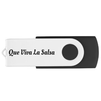 Que Viva La Salsa USB Swivel Flash Drive