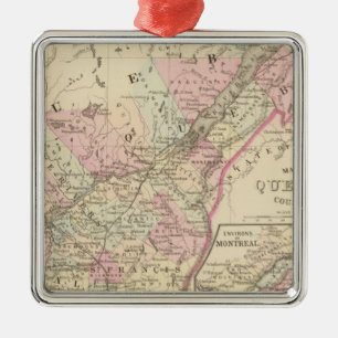 Quebec 2 metal ornament