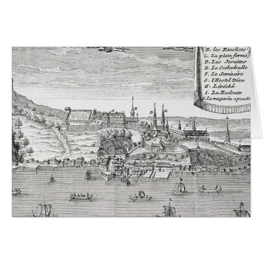 Quebec, after La Potherie (Front Horizontal)