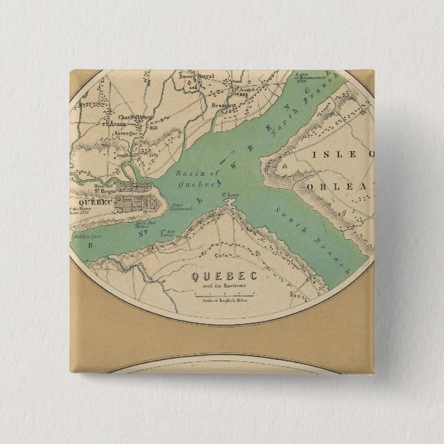 Quebec and its Environments Button (Front)