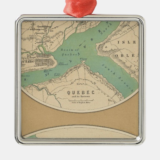 Quebec and its Environments Metal Ornament (Front)