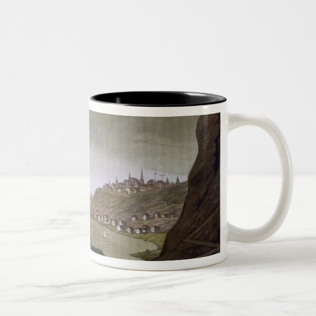 Quebec and the St. Lawrence River, plate 4 from 'L Two-Tone Coffee Mug (Right)