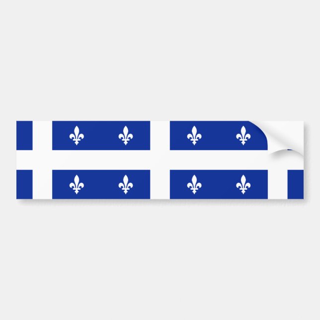 quebec bumper sticker (Front)