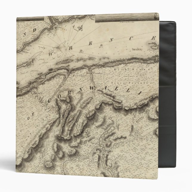 Quebec, Canada 3 Ring Binder (Front/Inside)