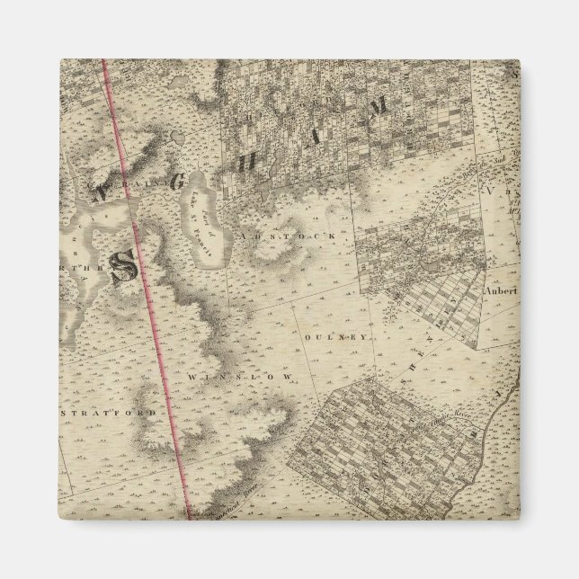 Quebec, Canada 5 Magnet (Front)