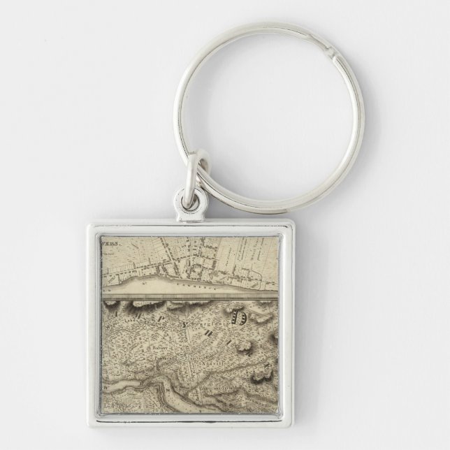 Quebec, Canada 6 Keychain (Front)