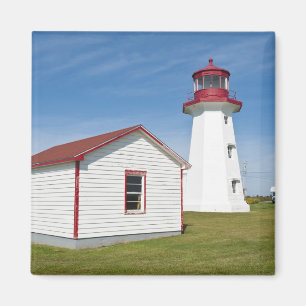 Quebec, Canada. Cap D'Espoir Lighthouse. Magnet