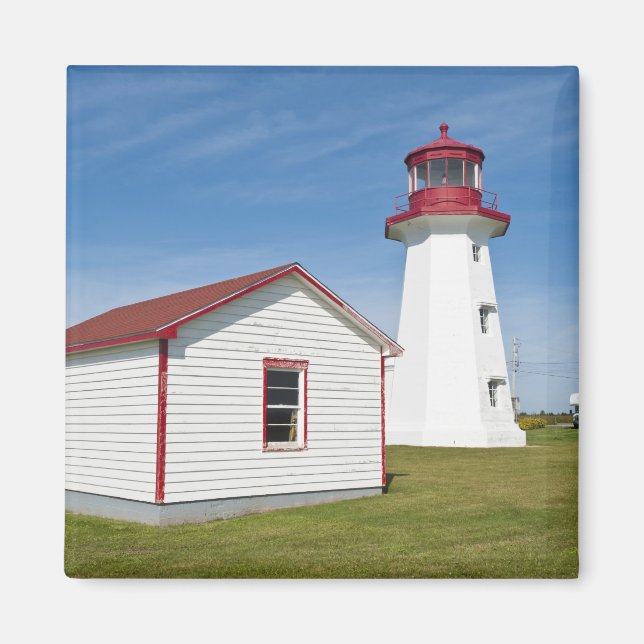 Quebec, Canada. Cap D'Espoir Lighthouse. Magnet (Front)