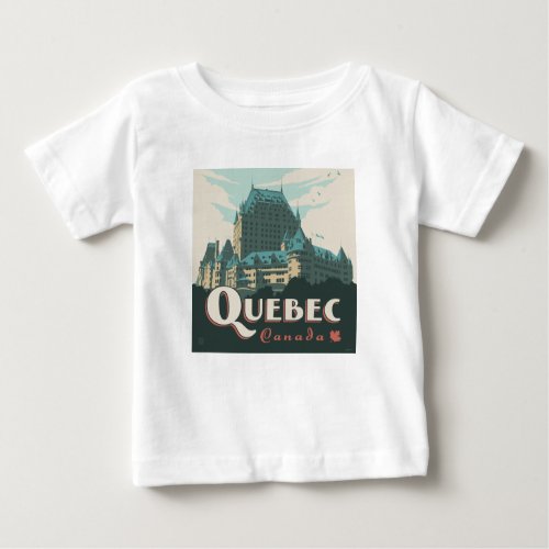 Quebec Canada  Chteau Frontenac Baby T_Shirt