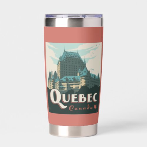 Quebec Canada  Chteau Frontenac Insulated Tumbler