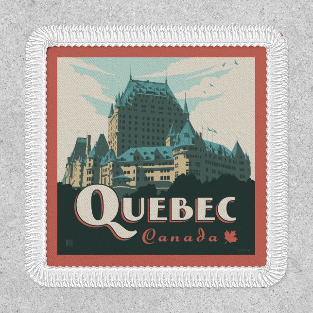 Quebec Canada | Château Frontenac Patch (Front)