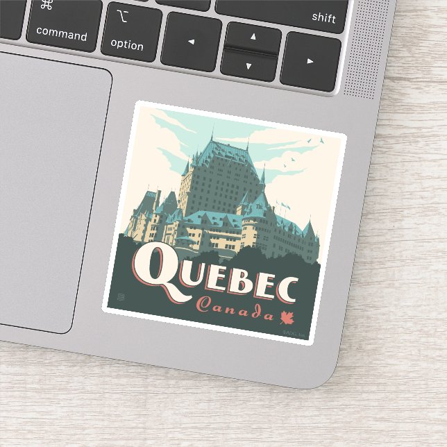 Quebec Canada | Château Frontenac Sticker (Detail)