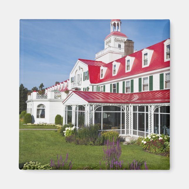 Quebec, Canada. Historic Hotel Tadoussac, 2 Magnet (Front)