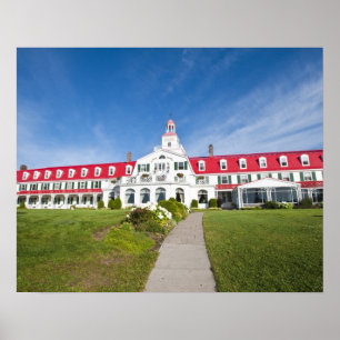 Quebec, Canada. Historic Hotel Tadoussac Poster