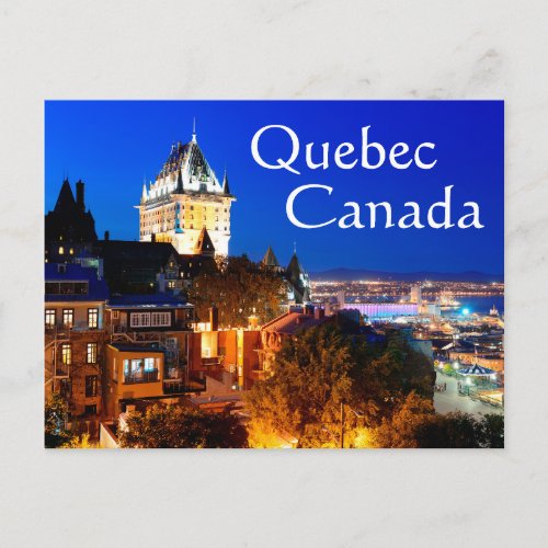 Quebec Canada  Postcard