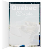 Québec Canada vintage travel poster Cards (Inside (Right))