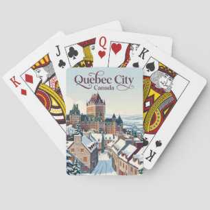 Quebec City Canada Poker Cards