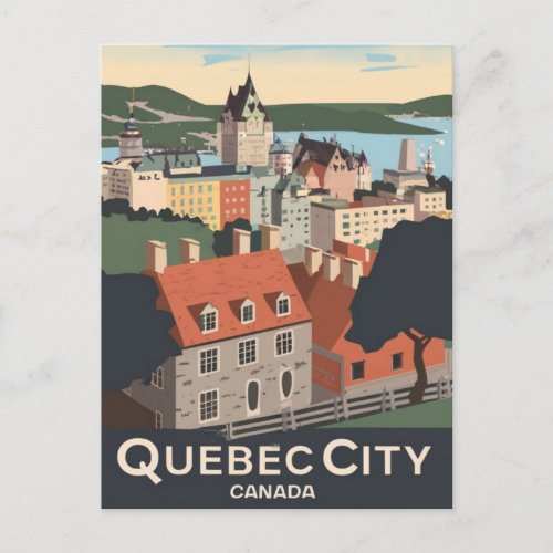  Quebec City  Canada Postcard