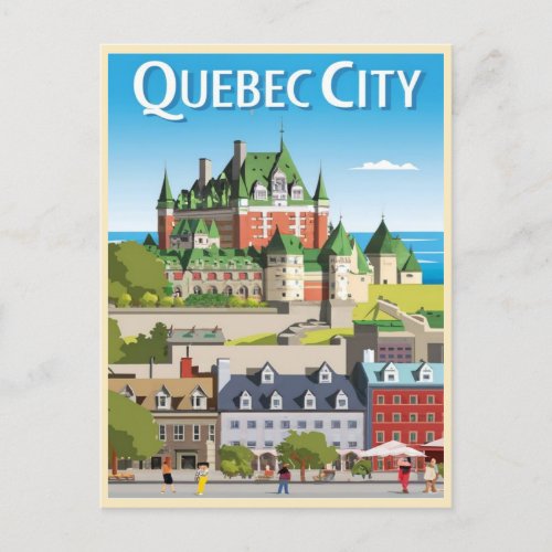  Quebec City  Canada Postcard