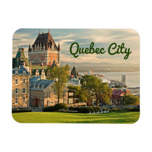 Quebec City Canada stylized Magnet