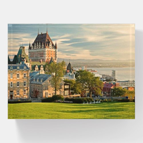 Quebec City Canada stylized Paperweight
