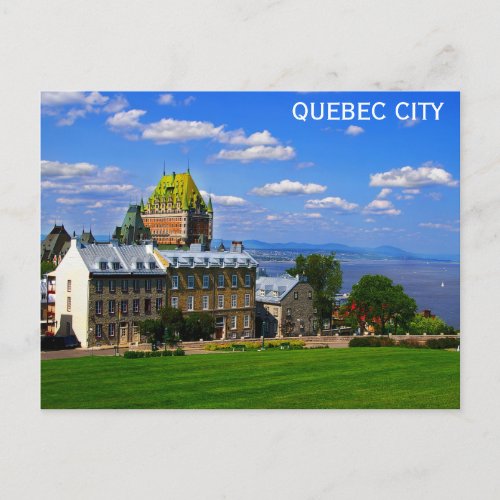 Quebec City Canada Travel Photo Postcard