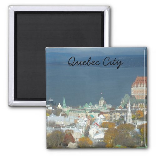 Quebec City Canada Waterfront Magnet