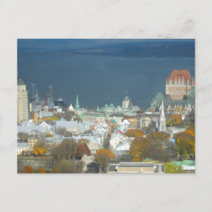 Quebec City Canada Waterfront Postcard