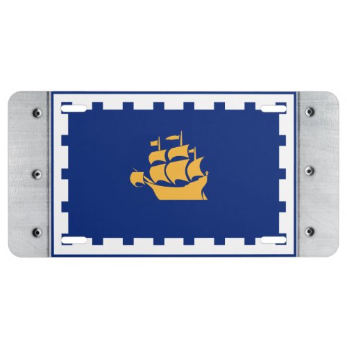 QUEBEC CITY Flag License Plate