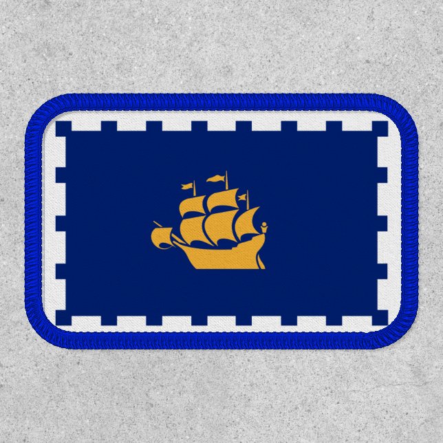 Quebec City Flag Patch (Front)
