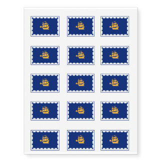 QUEBEC CITY Flag Temporary Tattoos