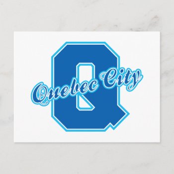 Quebec City Letter Postcard by TurnRight at Zazzle