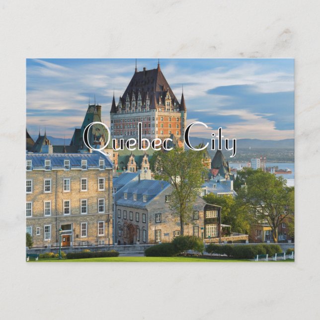QUEBEC CITY POSTCARD (Front)