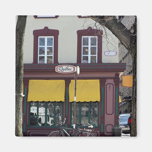 Quebec city scene magnet (Front)