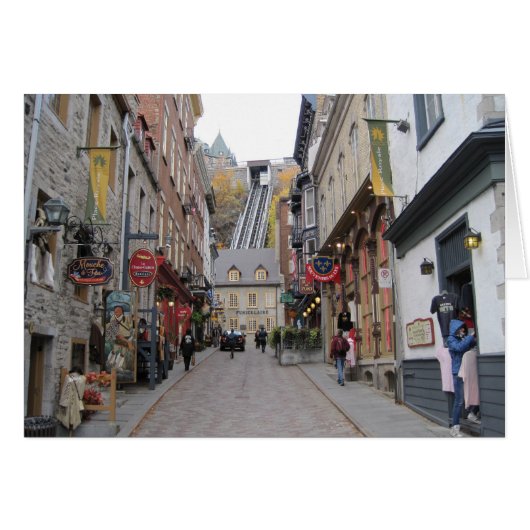 Quebec City Street Cards (Front Horizontal)