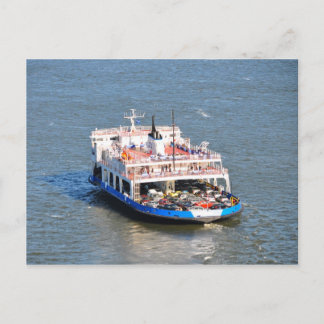 Quebec City to Levis Ferry Boat Postcard