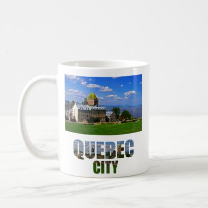 Quebec City Travel Souvenir Personalized Photo Coffee Mug