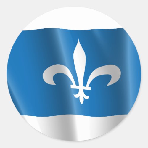 QUEBEC CLASSIC ROUND STICKER