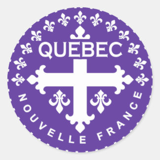 Québec Classic Round Sticker