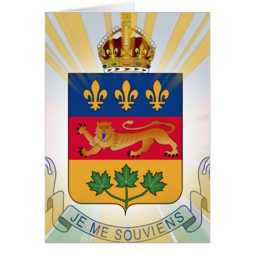 Quebec Coat of Arms