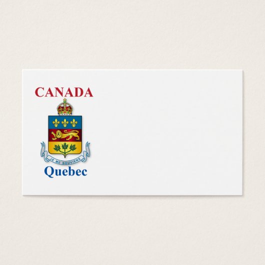 Quebec coat of arms (Front)