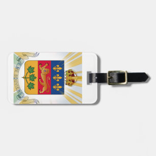 Quebec Coat of Arms Luggage Tag