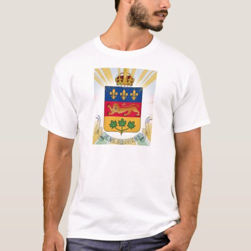 Quebec Coat of Arms T_Shirt