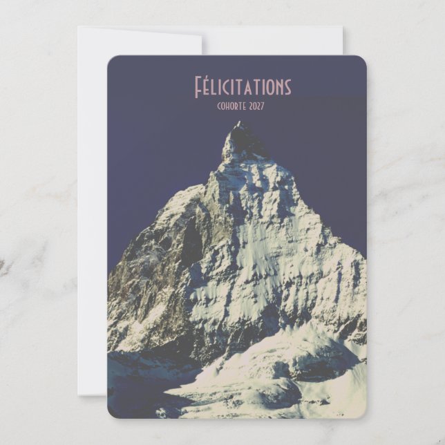 Quebec congratulations holiday card (Front)