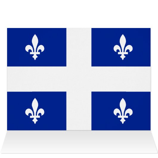 Québec drapeau fleur de lys (Inside Horizontal (Top))